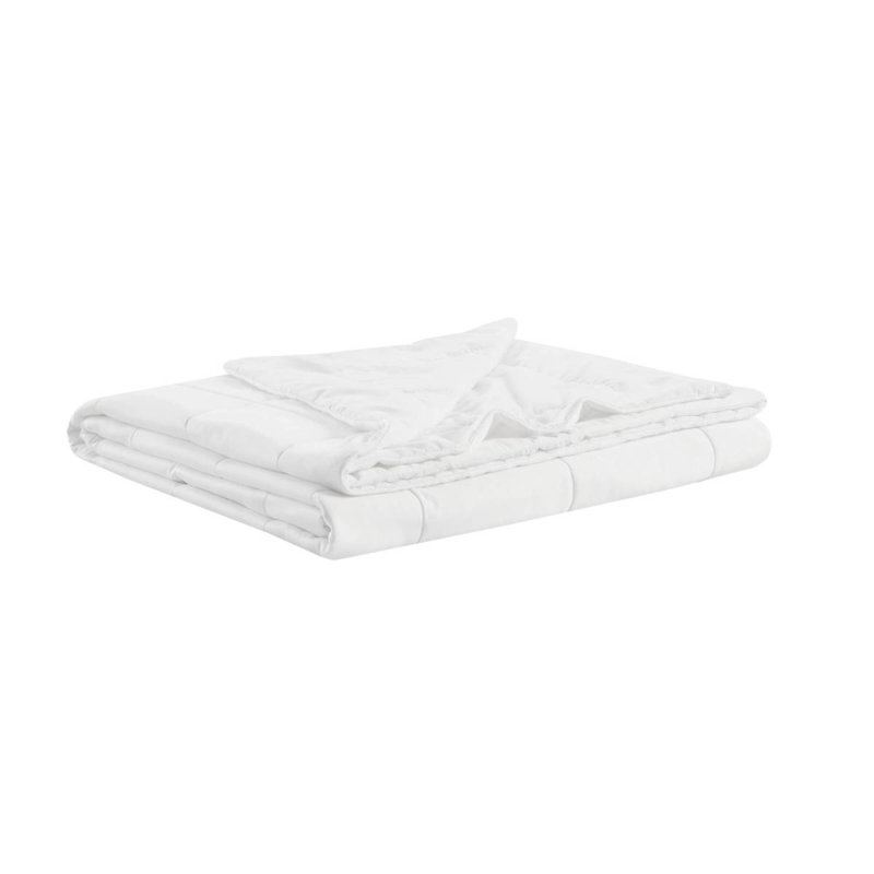 Couverture en duvet synthétique blanc, Lit simple