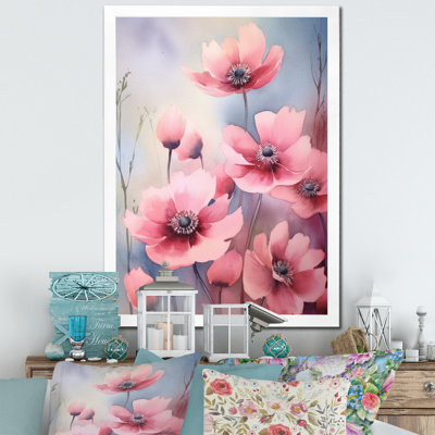 «Pink Blue Meadow» sur toile