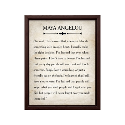 Maya Angelou