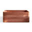 Baignoire rectangulaire beige en pierre reconstituée-136433921