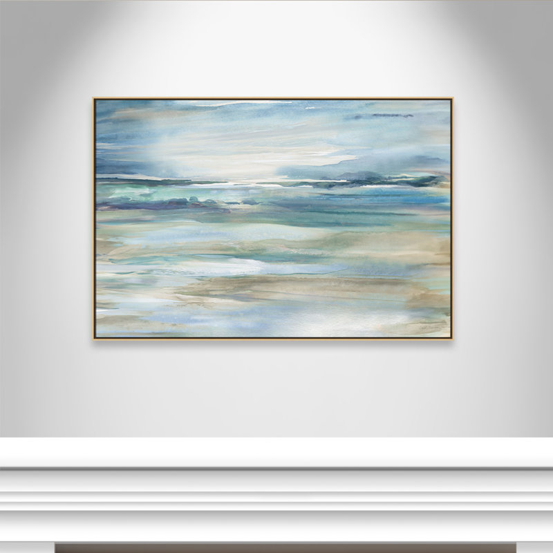 Reflection Skies Print par Carol Robinson, Naturel, H 41,5 po x l 61,5 po