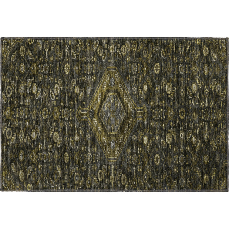 Premium Machine Washable Barry AMF1225 Medallion Rug