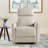 32.3" Wide Contemporary Swivel and Rocker Power Recliner Chair with USB Port-1510580217