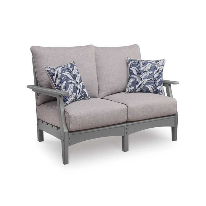 Lone View Bay Outdoor Loveseat With Cushion