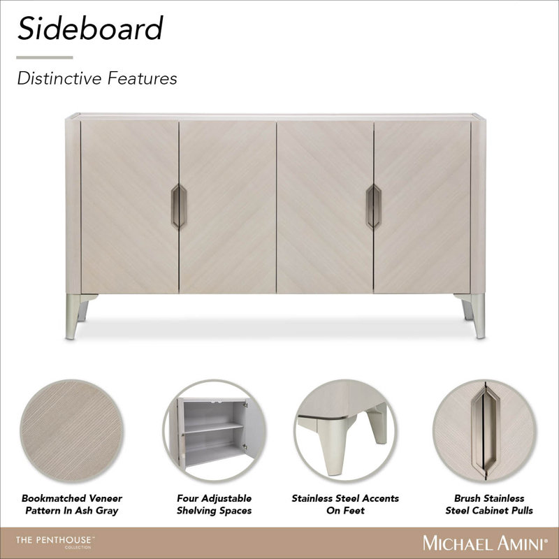 Penthouse Sideboard - Ash Gray