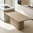 Rectangular Dining Table With Sturdy Base-130330204