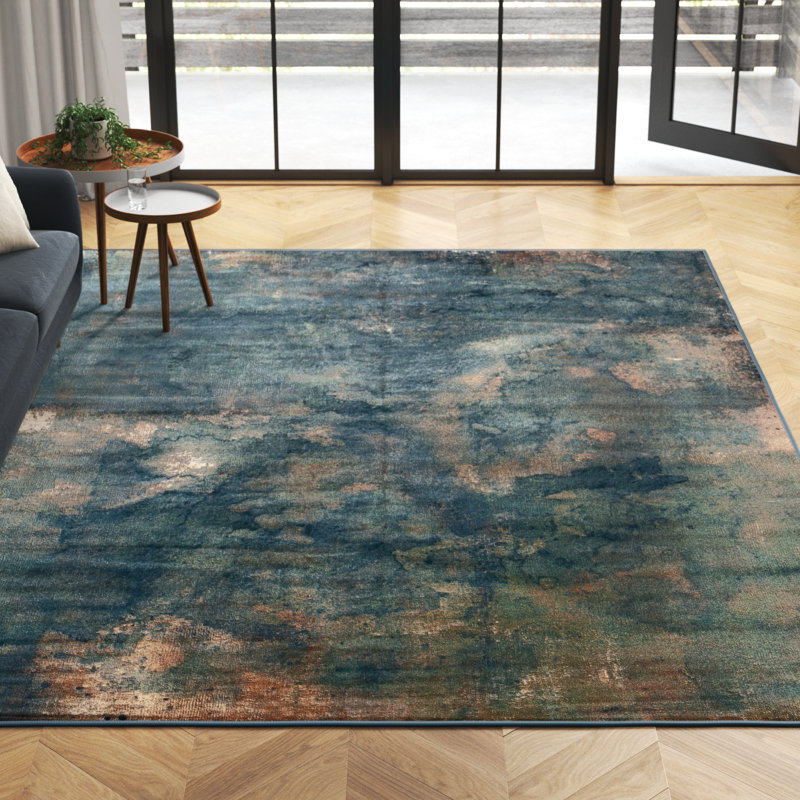 Preusser Vintage 752 Area Rug In Light Blue / Multi, Rectangle 8' x 11'2"