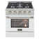 Pro-Style 30 in. 4.2 cu. ft. 4-Burner Freestanding Gas Range with Convection Oven