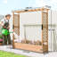 Wood Raised Garden Bed-306749596