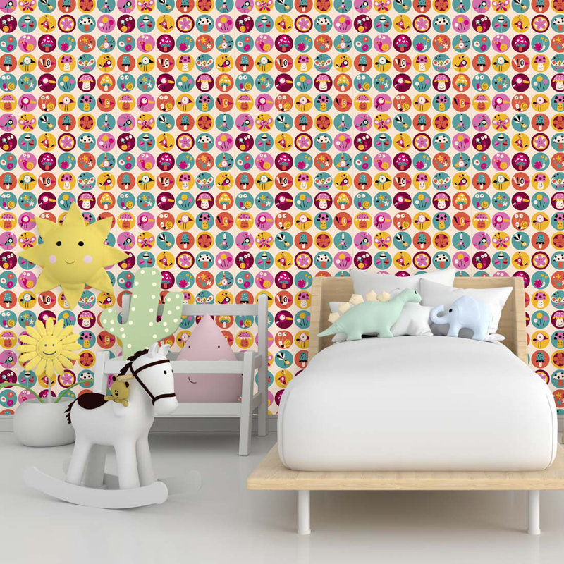 Rouleau de papier peint adhésif L 10,5 pi x l 24 po Janni
