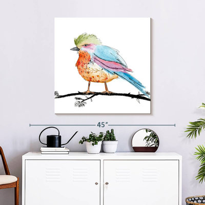 Brampt floral, oiseau brillant I