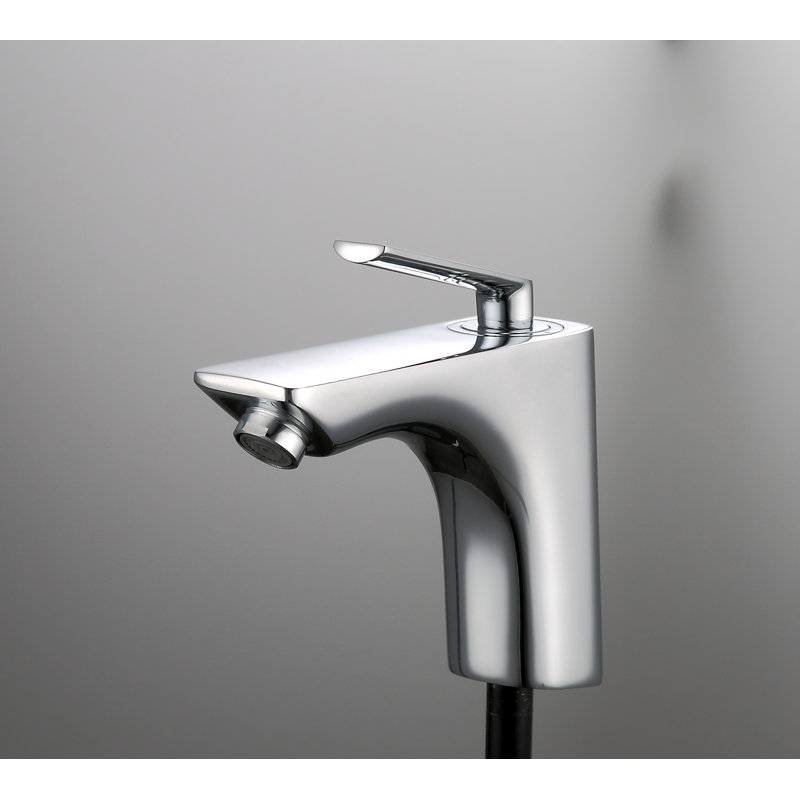 Robinet de salle de bain à un trou, Chrome