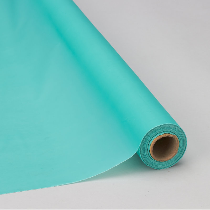 Rouleaux de nappe en plastique jetables, Aigue-marine
