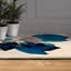 Tapis rectangulaire Divyan avec envers antidérapant