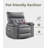 37.4" Wide Oversized Recliner Chair, PU Leather Manual Recliner with 1.5X Sponge Filling-118672574