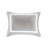 8 Piece Bedding In Grey Full/Queen - Comforter With Solid White Reverse Quilt Stylish Quilting