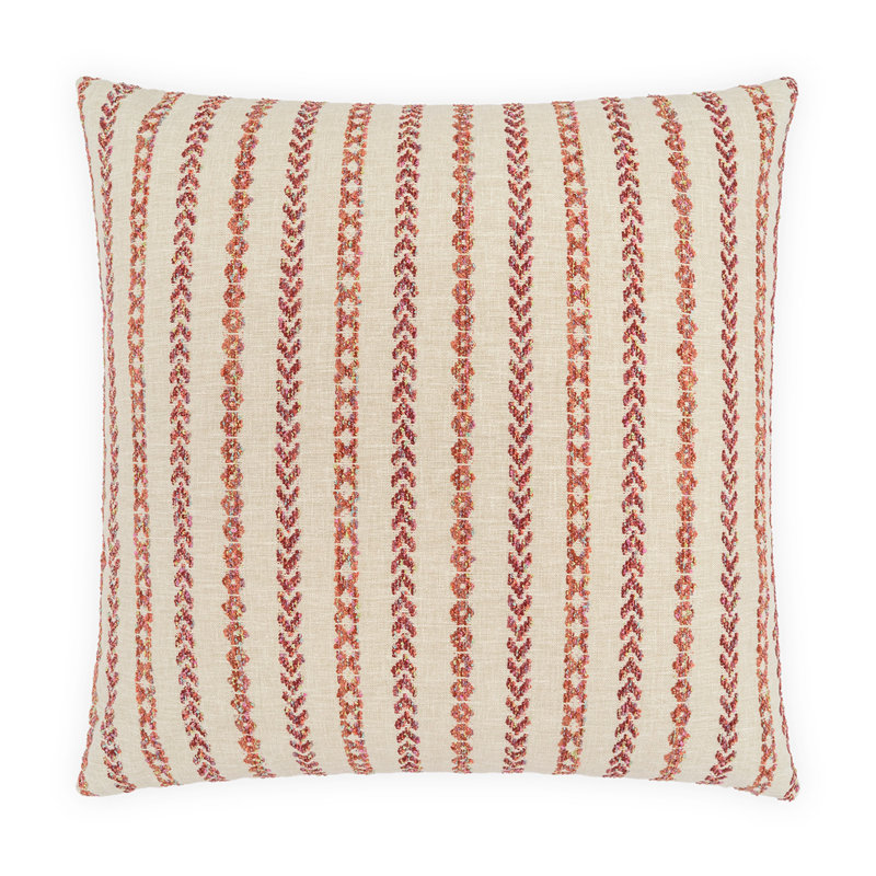 Levan Square Pillow Cover & Insert, Garnet, Square 22"