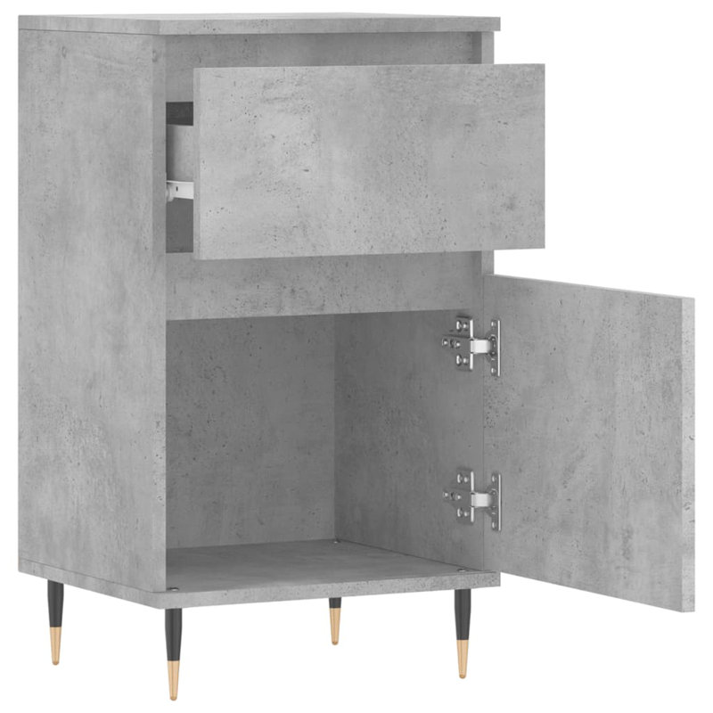 Mariss 1 - Drawer Chest of Drawers, Concrete Grey