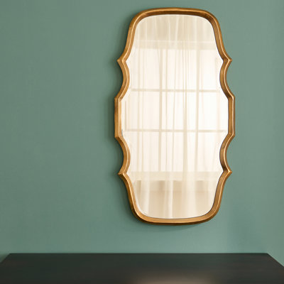 Lyra Wood Flat Wall Mirror