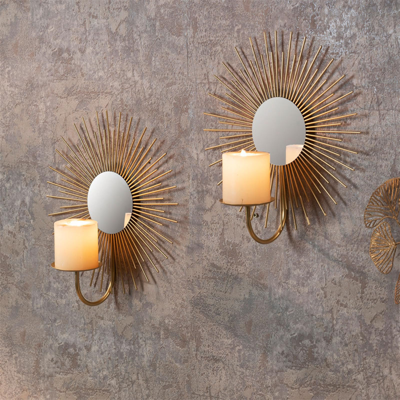 Metal Wall Candelabra