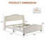 Structure de lit en acier Axyl 47,2 po-677708578