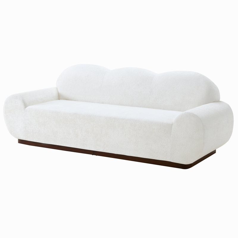 Canapé 88 po 88 po, Chenille blanche