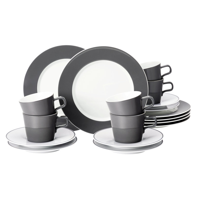 18 Piece Dinnerware Set, Service for 6