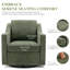 Fauteuil d'appoint pivotant large et haut Charitini-150820219