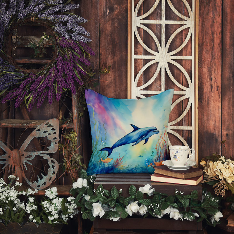 Coussin décoratif intérieur / extérieur Nautical, H 14 po x l 14 po