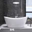 Baignoire de trempage autoportante 66 po