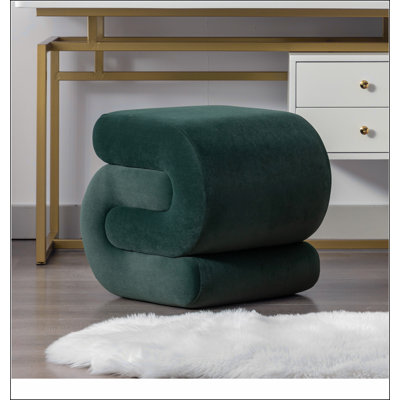 017s-S-tabouret de maquillage en velours