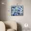 Art abstrait doré sur bleu par Art Remedy-102542363-102542356