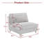 Seemab 102.1Cm Wide Slipper Chair-1551386757