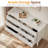6 Drawer Dresser With Lighted Mirror-1562808282