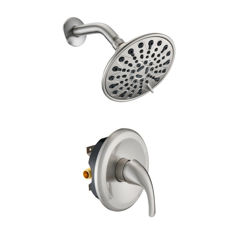 All-In-One Kit with Rough in-Valve, Brushed Nickel