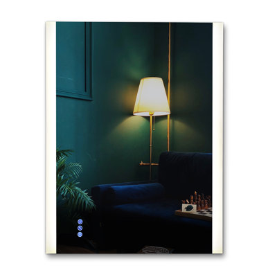 Biagi Solid Wood Flat Wall Mirror
