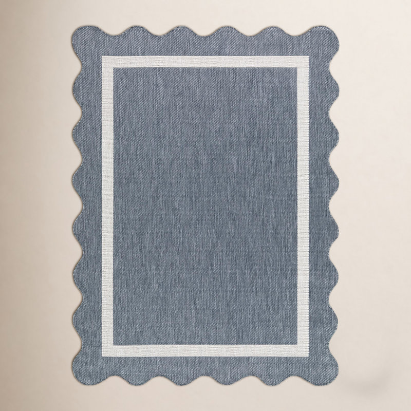 Skiles Machine Woven Rug, Rectangle 6'6.7" x 9'0.3"