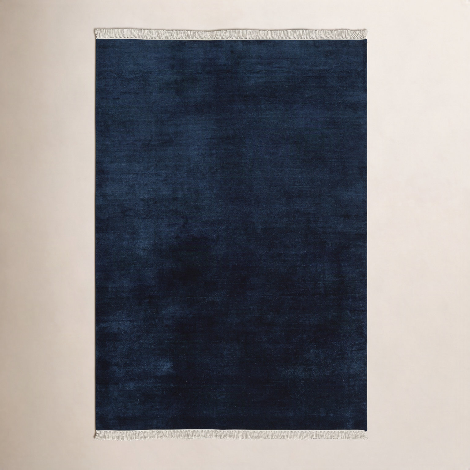 Clio Hand-Loomed Cream Wool Rug, Rectangle 4' x 6'