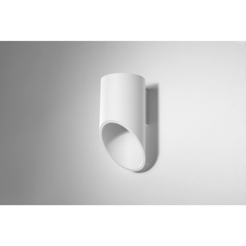 Tod Flush Mounted Sconce, White