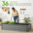 Oretha Outdoor Ground-Level Planter Box With Galvanized Steel Frame, Open-Ended Base Garden Bed For Yard-296630267-296630266