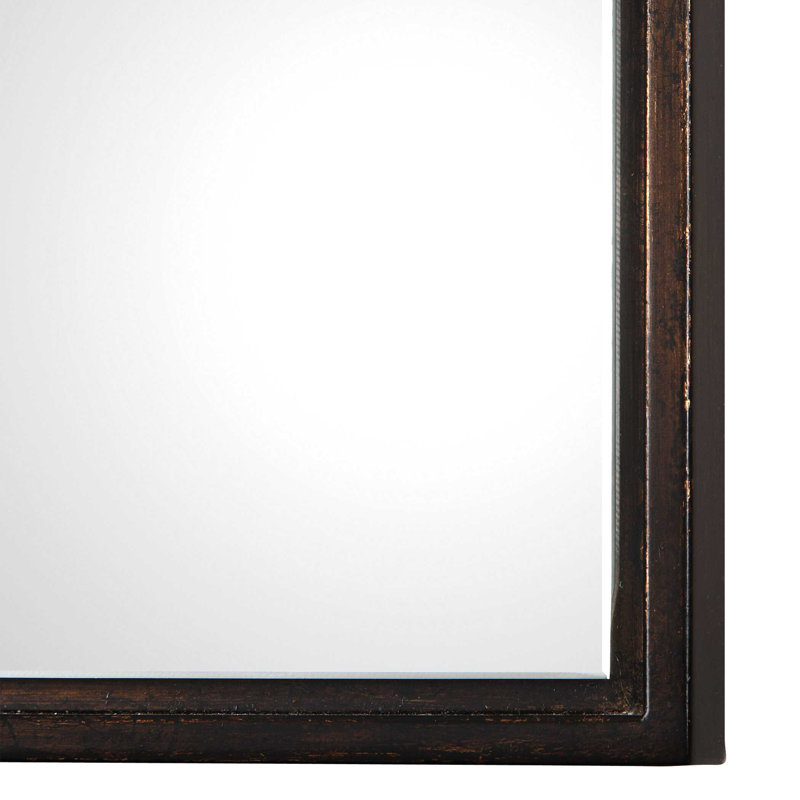  Rectangular Wall Mirror Oil Rubbed Bronze Frame – 36" H Modern Vanity