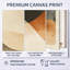 Toile neutre neutre, art abstrait beige, Waigand-860475584-860475585