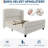 Bed Frame with Deep Button Tufted Wingback Headboard and Footboard, Velvet Upholstered Platform Bed Frame, No Box Spring Needed, Easy Assemble-212238101-212238096