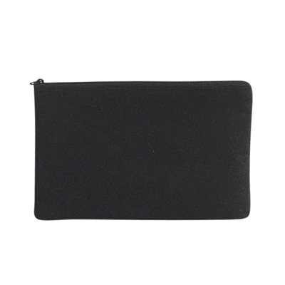 Trousse à crayons Pochette à fermeture à glissière en toile vierge pour sacs de maquillage