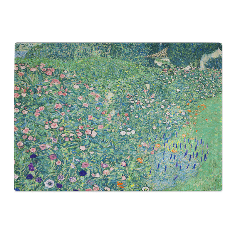 Italian Garden by Gustav Klimt Chopping Board, 0.4cm H x 20cm W x 28.5cm L