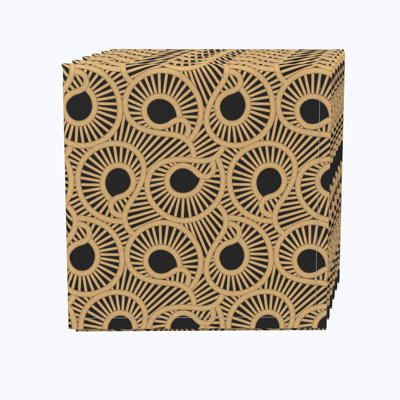 Polyester Abstract Square Napkin