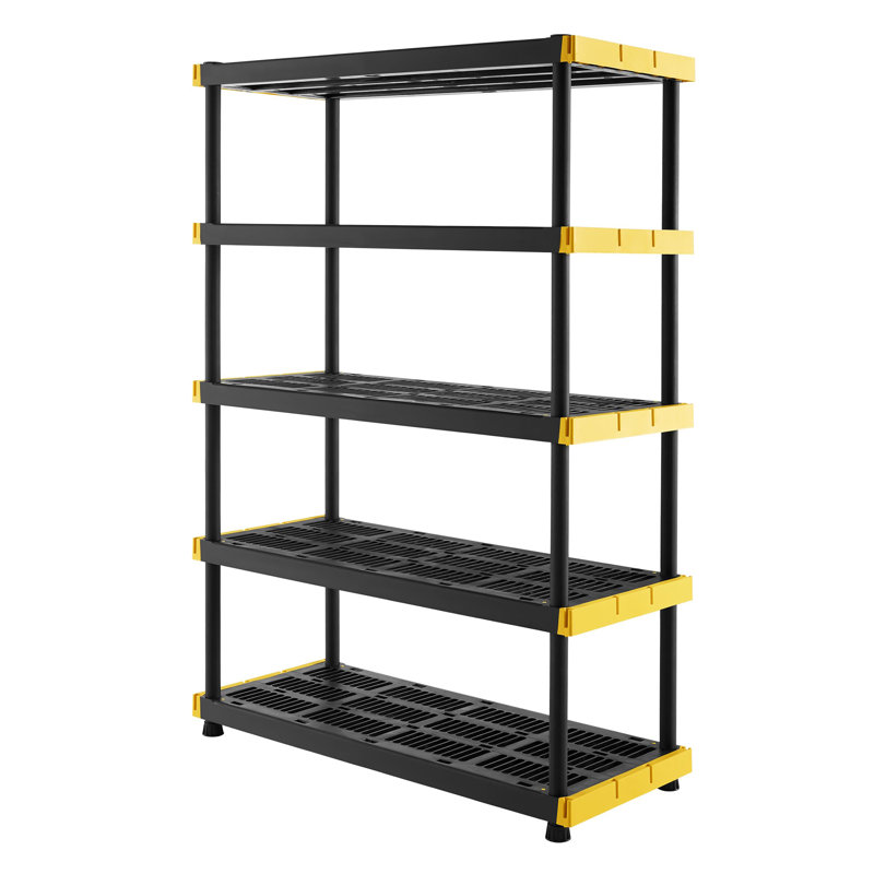 5-Tier Heavy Duty Plastic Storage Shelving Unit