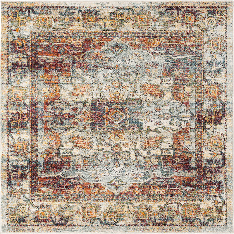 Mekalah Oriental Indoor Rug, Square 6'
