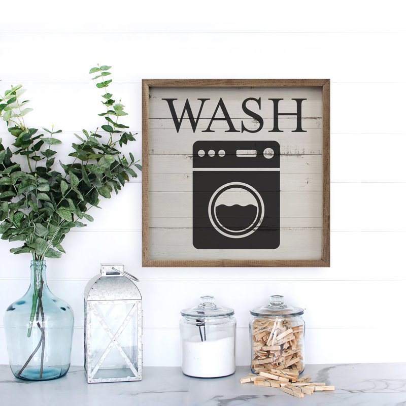 Series Wash Icon Whitewash, 4" H x 4" W