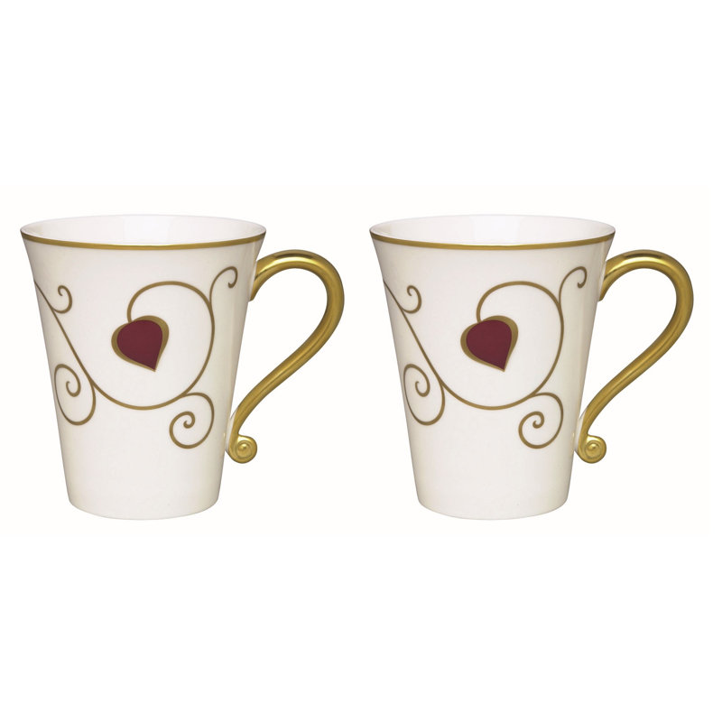 Jewel Bone China Coffee Mug